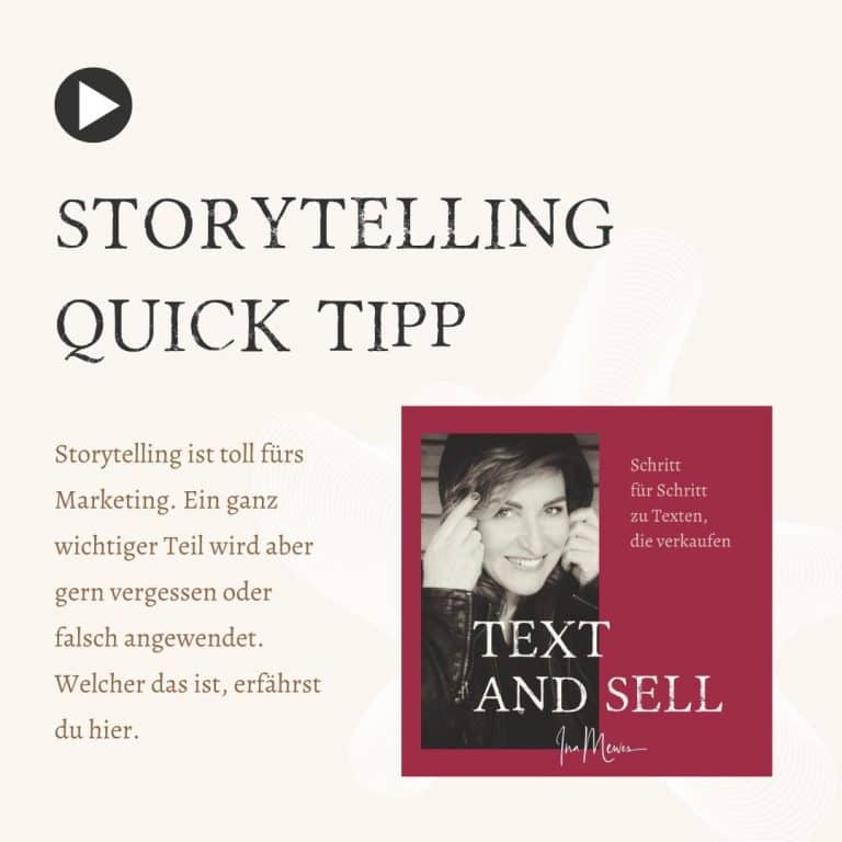 Storytelling Quick Tipp